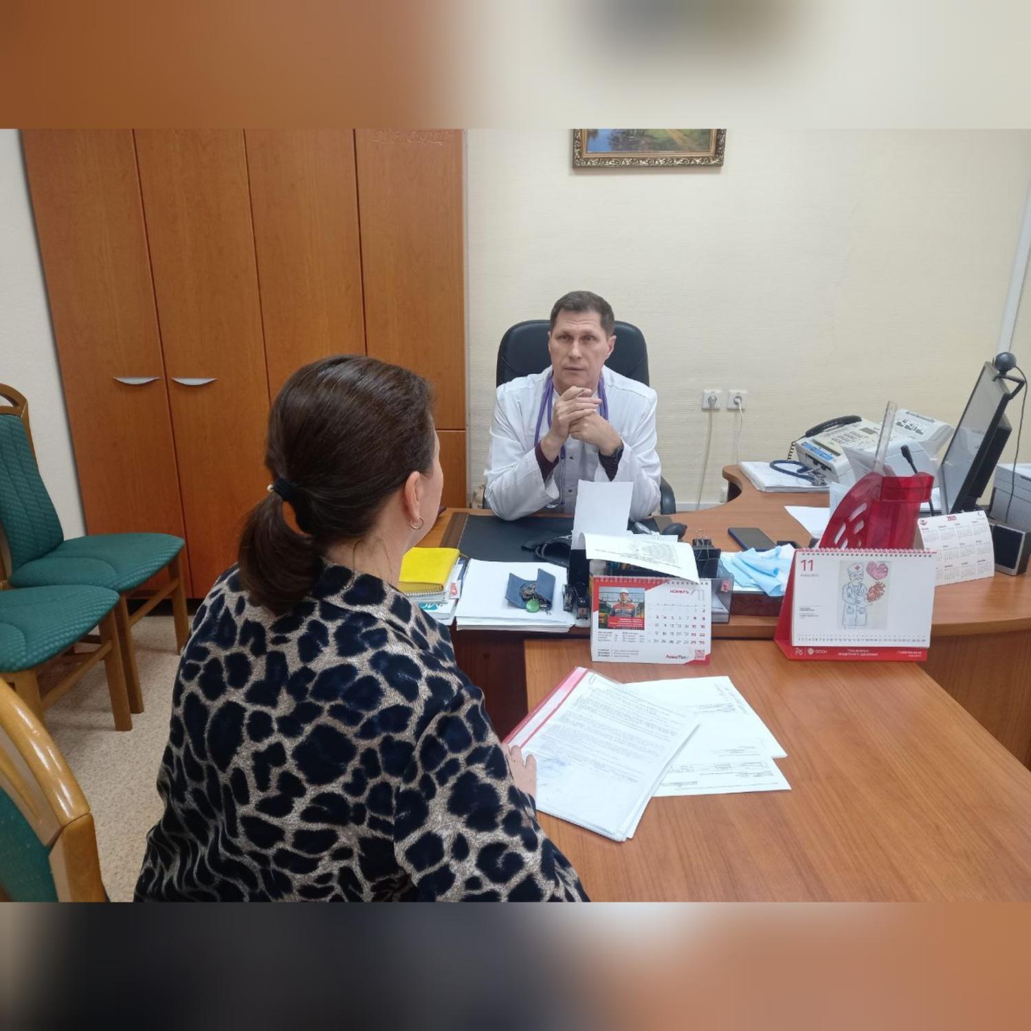 В кардиодиспансере приняли граждан по личным вопросам В кардиодиспансере приняли граждан по личным вопросам