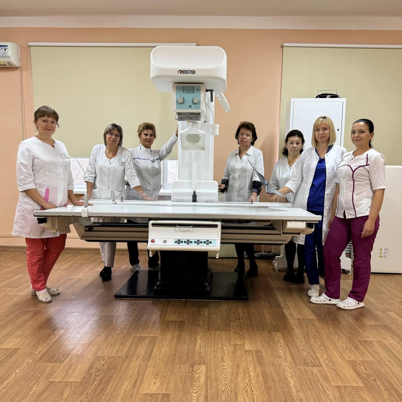 В отделении лучевой диагностики ГУЗ «ОККД» ведутся работы по установке аппарат МРТ.