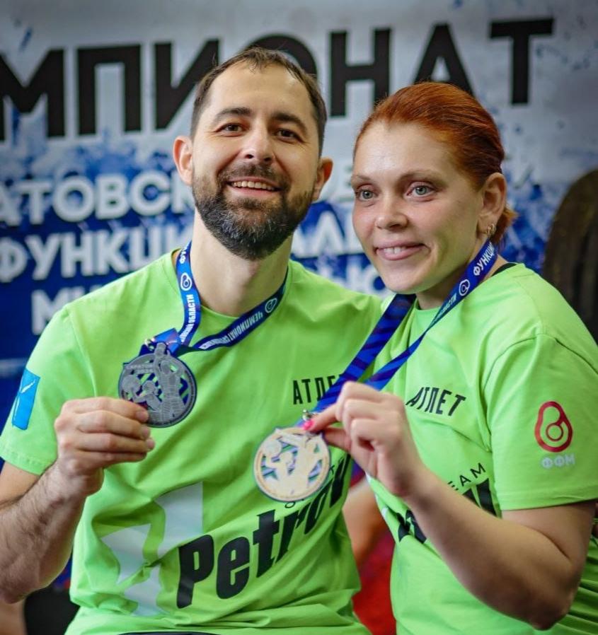 Супруги Осинцевы заняли призовые места чемпионата Саратовской области по кроссфиту