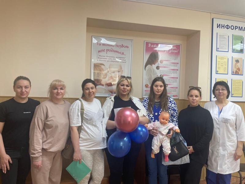 В женской консультации ОККД состоялось мероприятие для будущих мам